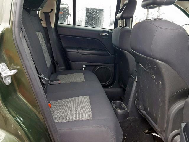 1J4FF47B89D176706 - 2009 JEEP COMPASS SP მწვანე ფოტო 6