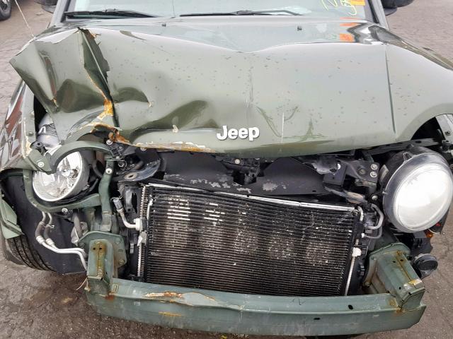 1J4FF47B89D176706 - 2009 JEEP COMPASS SP მწვანე ფოტო 7