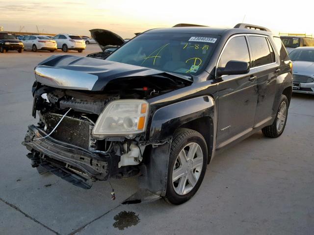 2CTFLFEY0A6252802 - 2010 GMC TERRAIN SL BLACK photo 2