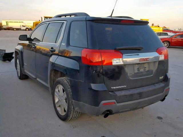 2CTFLFEY0A6252802 - 2010 GMC TERRAIN SL BLACK photo 3