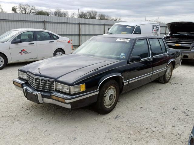 1G6CD53BXN4201516 - 1992 CADILLAC DEVILLE შავი ფოტო 2