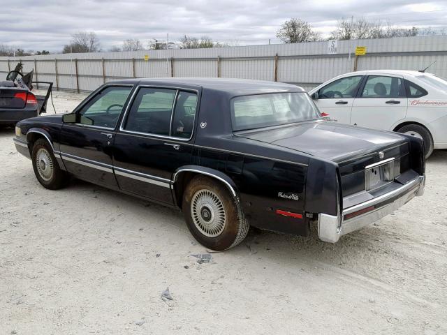 1G6CD53BXN4201516 - 1992 CADILLAC DEVILLE შავი ფოტო 3