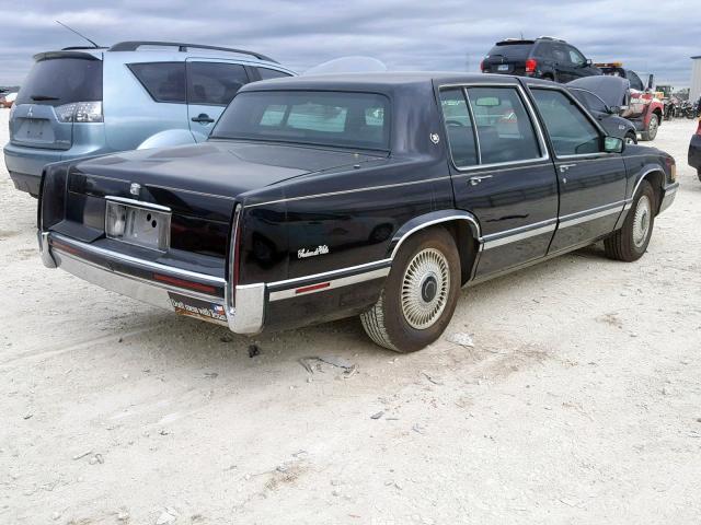 1G6CD53BXN4201516 - 1992 CADILLAC DEVILLE შავი ფოტო 4