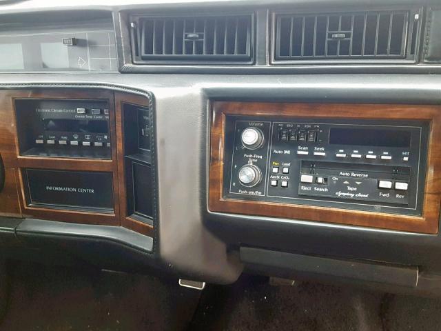 1G6CD53BXN4201516 - 1992 CADILLAC DEVILLE შავი ფოტო 9