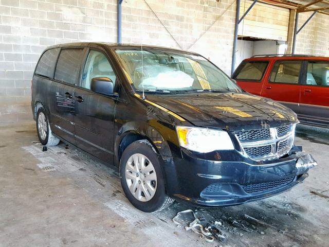 2C4RDGBG9ER212925 - 2014 DODGE GRAND CARA BLACK photo 1