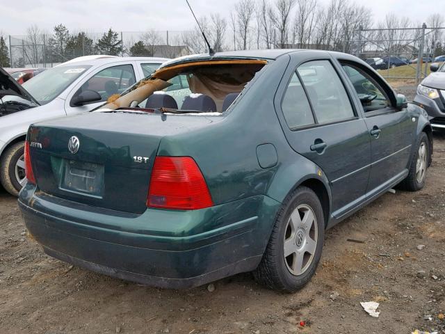 3VWSD29M41M018298 - 2001 VOLKSWAGEN JETTA GLS GREEN photo 4