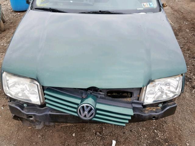 3VWSD29M41M018298 - 2001 VOLKSWAGEN JETTA GLS GREEN photo 7