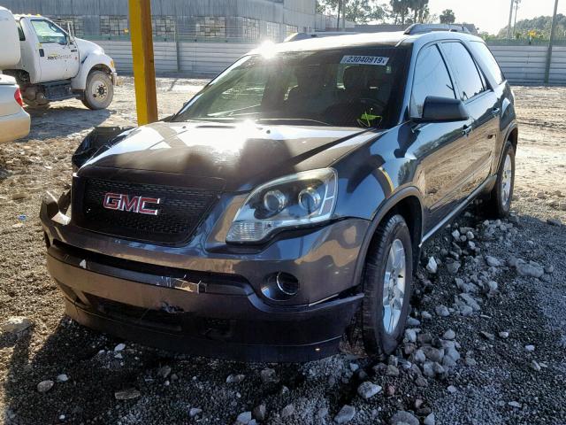 1GKKRNED9BJ352146 - 2011 GMC ACADIA SLE GRAY photo 2