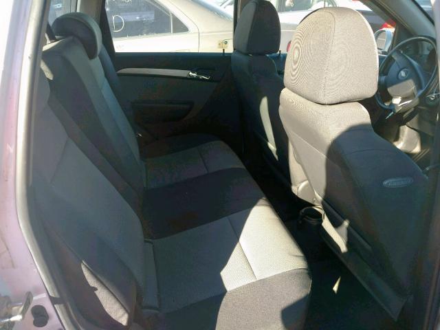 KL1TD66E29B311591 - 2009 CHEVROLET AVEO LS WHITE photo 6