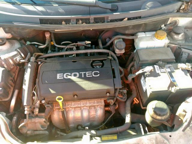 KL1TD66E29B311591 - 2009 CHEVROLET AVEO LS WHITE photo 7