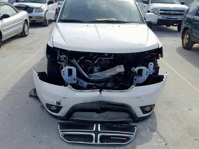 3C4PDCBG4ET244050 - 2014 DODGE JOURNEY SX WHITE photo 9