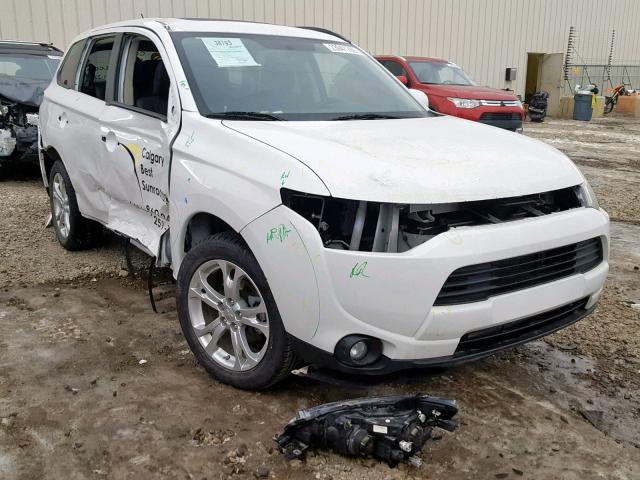 JA4AZ2A32EZ601275 - 2014 MITSUBISHI OUTLANDER WHITE photo 1