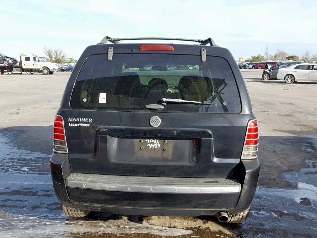 4M2CU80Z07KJ12501 - 2007 MERCURY MARINER CO BLACK photo 9