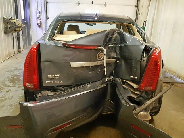 1G6DL5EV3A0117473 - 2010 CADILLAC CTS PERFOR GRAY photo 9