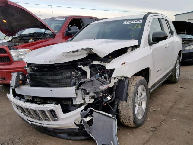 1C4NJDBB7ED530894 - 2014 JEEP COMPASS SP თეთრი ფოტო 2