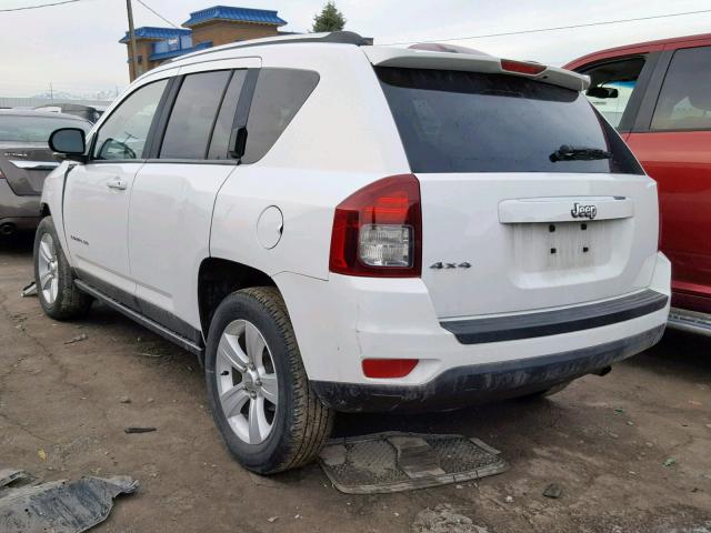 1C4NJDBB7ED530894 - 2014 JEEP COMPASS SP თეთრი ფოტო 3