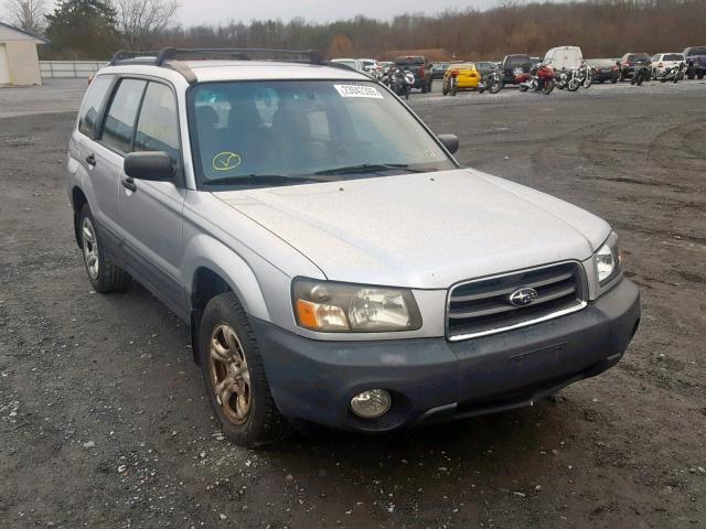 JF1SG63615H724088 - 2005 SUBARU FORESTER 2 Сріблястий фото 1