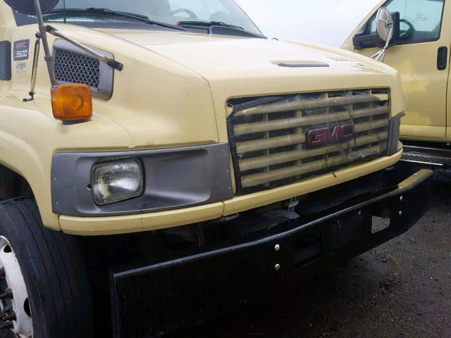 1GDJ5C1GX6F900568 - 2006 GMC C5500 C5C0 YELLOW photo 9