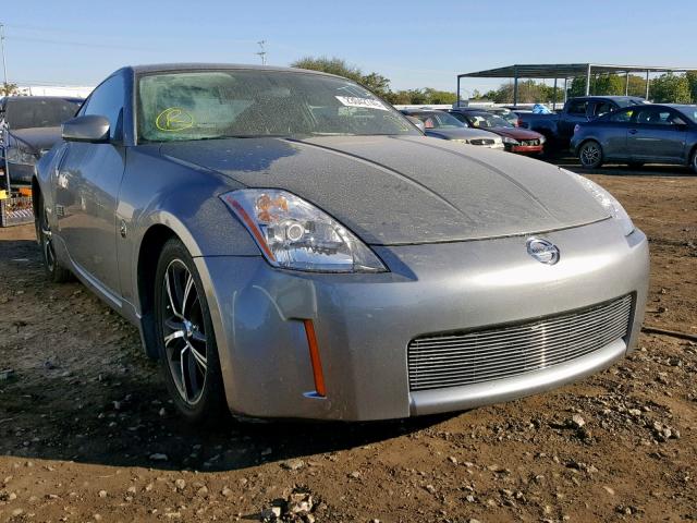 JN1AZ34D44T165985 - 2004 NISSAN 350Z COUPE GRAY photo 1