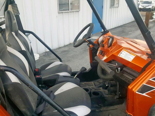 4XAVH76A9DF252217 - 2013 POLARIS RZR 800 ORANGE photo 5