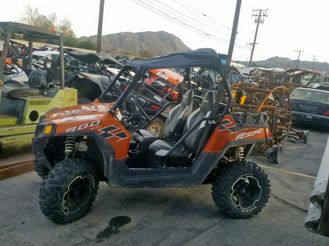 4XAVH76A9DF252217 - 2013 POLARIS RZR 800 ORANGE photo 9