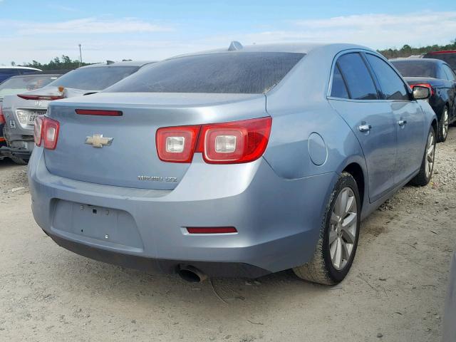 1G11H5SA8DU113251 - 2013 CHEVROLET MALIBU LTZ BLUE photo 4