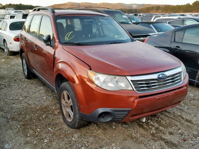 JF2SH6BC3AH773139 - 2010 SUBARU FORESTER X ORANGE photo 1