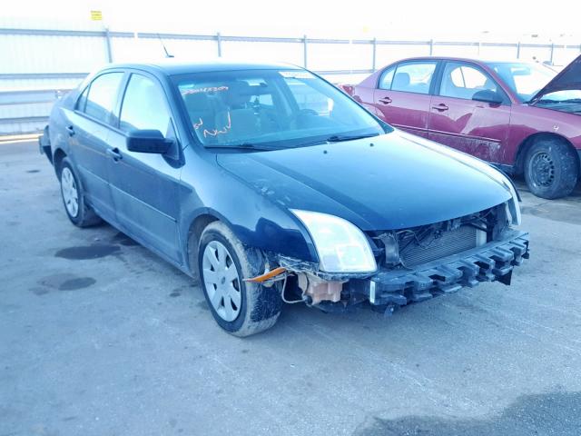 3FAHP06Z18R114479 - 2008 FORD FUSION S BLUE photo 1