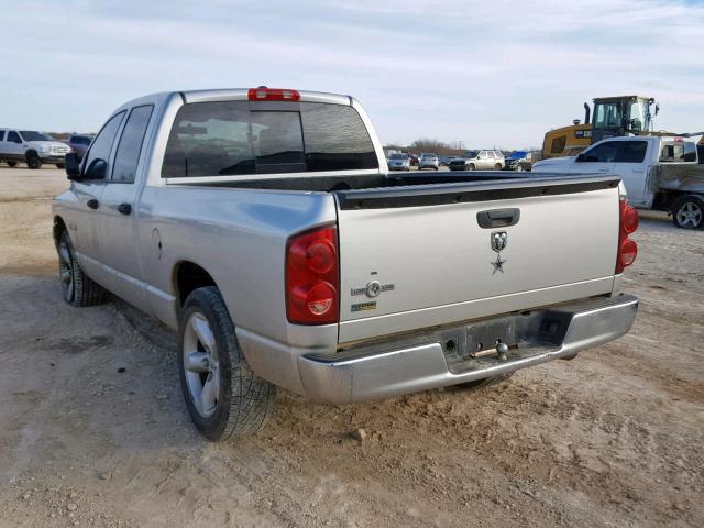 1D7HA18N38J117962 - 2008 DODGE RAM 1500 S SILVER photo 3