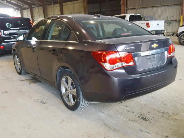 1G1PE5SB3F7162290 - 2015 CHEVROLET CRUZE LT GRAY photo 3