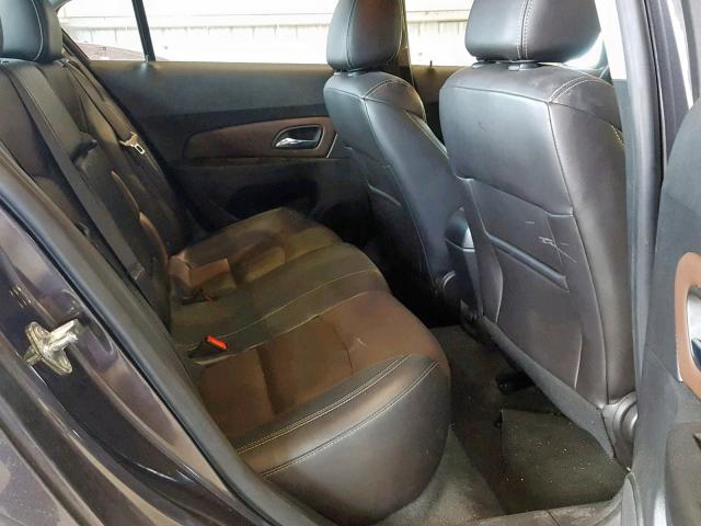 1G1PE5SB3F7162290 - 2015 CHEVROLET CRUZE LT GRAY photo 6