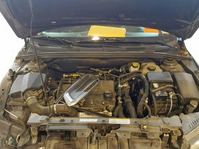 1G1PE5SB3F7162290 - 2015 CHEVROLET CRUZE LT GRAY photo 7