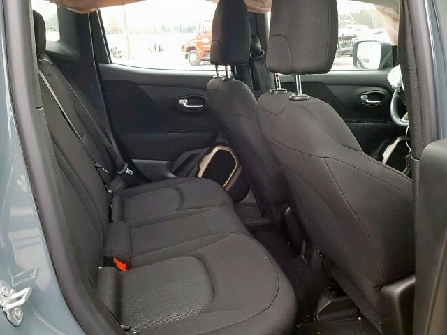 ZACCJAAB9HPF37231 - 2017 JEEP RENEGADE S ლურჯი ფოტო 6