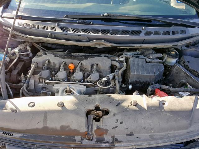 JHMFA16508S000093 - 2008 HONDA CIVIC LX BLUE photo 7