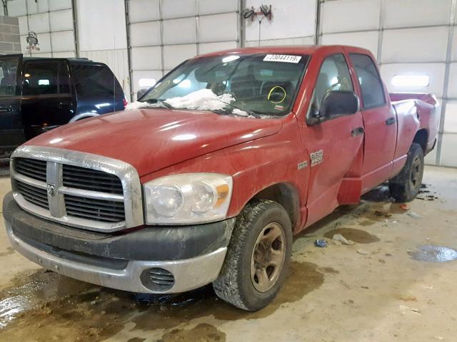 3D7KR28D98G228996 - 2008 DODGE RAM 2500 S RED photo 2