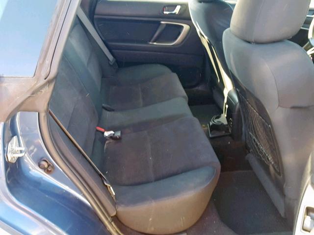 4S4BP61C587335267 - 2008 SUBARU OUTBACK 2. BLUE photo 6