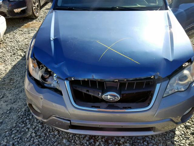 4S4BP61C587335267 - 2008 SUBARU OUTBACK 2. BLUE photo 7