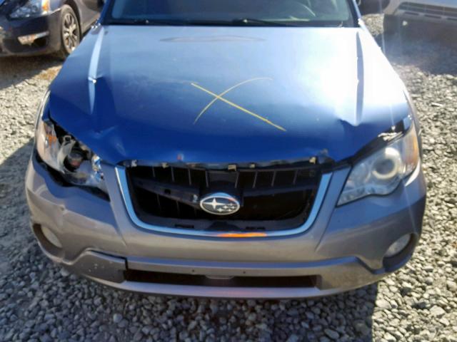 4S4BP61C587335267 - 2008 SUBARU OUTBACK 2. BLUE photo 9
