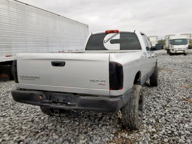 3D7LU38C84G250353 - 2004 DODGE RAM 3500 S SILVER photo 4