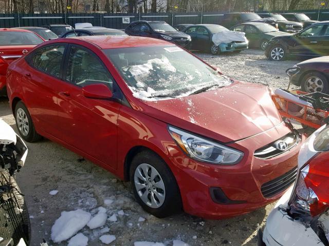 KMHCT4AE8HU281213 - 2017 HYUNDAI ACCENT SE წითელი ფოტო 1