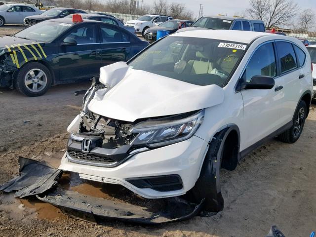 5J6RM3H43GL027118 - 2016 HONDA CR-V SE WHITE photo 2