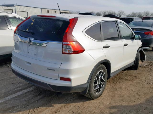 5J6RM3H43GL027118 - 2016 HONDA CR-V SE WHITE photo 4