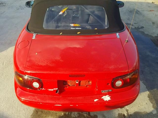 JM1NA3510M0214594 - 1991 MAZDA MX-5 MIATA RED photo 6