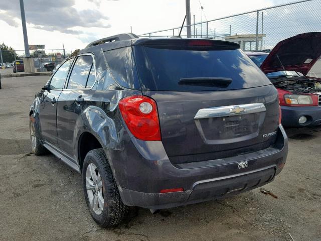 1GNALBEK1FZ130463 - 2015 CHEVROLET EQUINOX LT BLACK photo 3