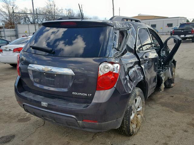 1GNALBEK1FZ130463 - 2015 CHEVROLET EQUINOX LT BLACK photo 4