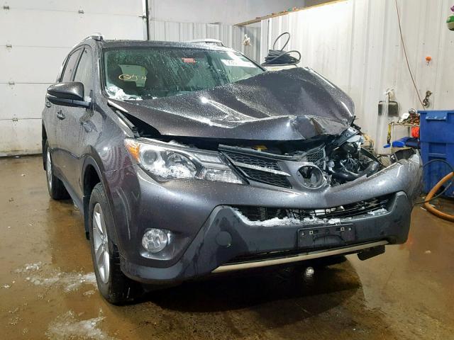 2T3RFREV0EW187838 - 2014 TOYOTA RAV4 XLE GRAY photo 1