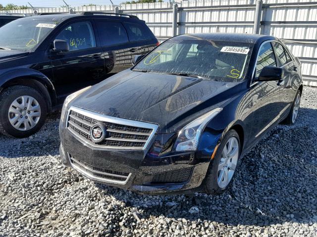 1G6AA5RA9E0109755 - 2014 CADILLAC ATS BLACK photo 2