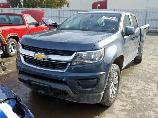 1GCGSCEN2K1112598 - 2019 CHEVROLET COLORADO L GRAY photo 2
