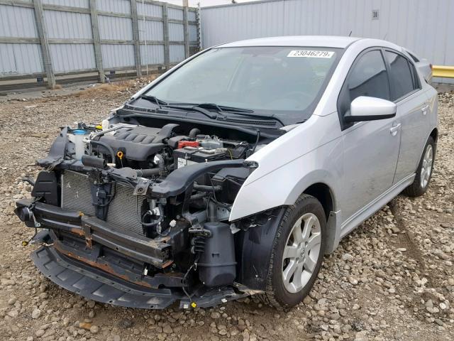 3N1AB6AP8CL688580 - 2012 NISSAN SENTRA 2.0 SILVER photo 2