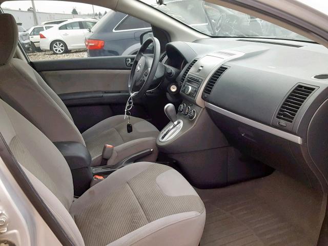 3N1AB6AP8CL688580 - 2012 NISSAN SENTRA 2.0 SILVER photo 5